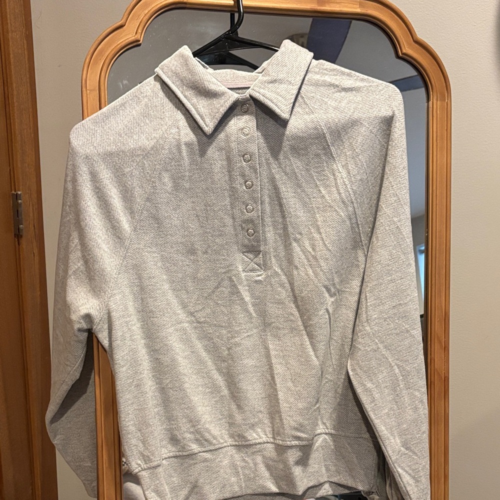 Dry Goods Gray Button Down Shirt